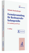 Bild: Formularsammlung f&uuml;r Rechtsanwaltsfachangestellte - C.H.BECK