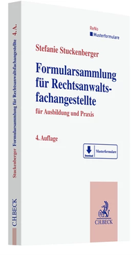 Enlarge image Cover: Formularsammlung für Rechtsanwaltsfachangestellte - C.H.BECK