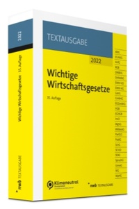 Abbildung von: Wichtige Wirtschaftsgesetze 2022 - NWB