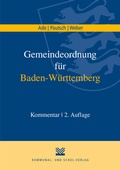 Cover: Gemeindeordnung f&uuml;r Baden-W&uuml;rttemberg - KSV Medien