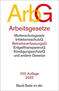 Abbildung von: Arbeitsgesetze: ArbG - dtv