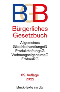 Abbildung von: Bürgerliches Gesetzbuch: BGB - dtv