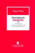 Cover: Checkbuch Insolvenz - Otto Schmidt Verlag