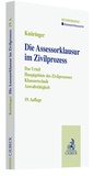 Bild: Die Assessorklausur im Zivilprozess - C.H.BECK