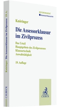 Abbildung von: Die Assessorklausur im Zivilprozess - C.H.BECK