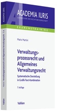 Abbildung von: Verwaltungsprozessrecht und Allgemeines Verwaltungsrecht - Vahlen