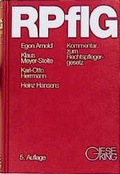 Cover: Rechtspflegergesetz - Gieseking