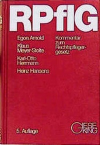 Enlarge image Cover: Rechtspflegergesetz - Gieseking
