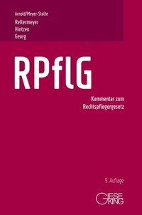 Abbildung von: Rechtspflegergesetz: RPflG - Gieseking