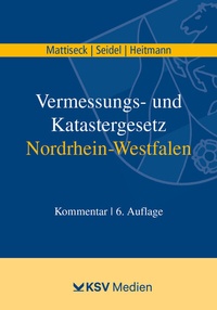 Abbildung von: Vermessungs- und Katastergesetz Nordrhein-Westfalen - Kommunal- und Schul-Verlag