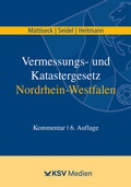 Cover: Vermessungs- und Katastergesetz Nordrhein-Westfalen - KSV Medien