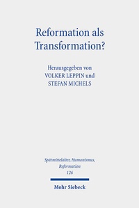 Bild: Reformation als Transformation? - Mohr Siebeck