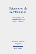 Cover: Reformation als Transformation? - Mohr Siebeck
