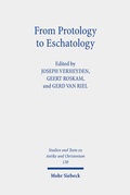 Cover: From Protology to Eschatology - Mohr Siebeck