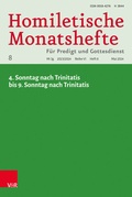 Cover: Homiletische Monatshefte - Vandenhoeck & Ruprecht