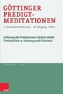 Bild: Göttinger Predigtmeditationen - Vandenhoeck & Ruprecht