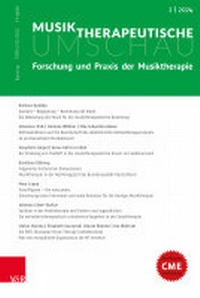 Abbildung von: Musiktherapeutische Umschau - Vandenhoeck & Ruprecht