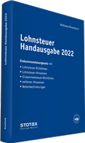 Cover: Lohnsteuer Handausgabe 2022 - Stollfu&szlig;