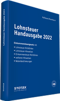 Abbildung von: Lohnsteuer Handausgabe 2022 - Stollfuß