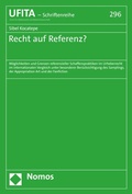 Cover: Recht auf Referenz? - Nomos