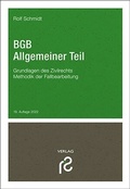 Cover: BGB Allgemeiner Teil - Rolf Schmidt Verlag