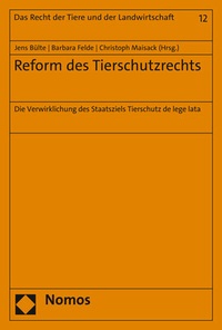 Abbildung von: Reform des Tierschutzrechts - Nomos