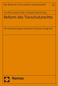 Cover: Reform des Tierschutzrechts - Nomos