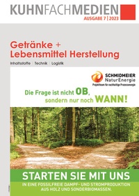 Abbildung von: Getränke + Lebensmittel Herstellung - Kuhn Fachmedien