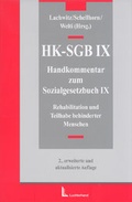 Cover: Handkommentar zum Sozialgesetzbuch IX - (HK-SGB IX) - Luchterhand