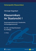 Cover: Klausurenkurs im Staatsrecht I - C.F. M&uuml;ller