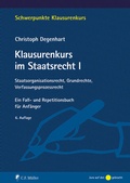 Cover: Klausurenkurs im Staatsrecht I - C.F. M&uuml;ller