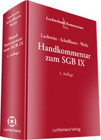 Abbildung von: Handkommentar zum SGB IX (HK-SGB IX) - Luchterhand