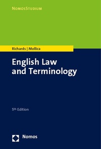 Enlarge image Cover: English Law and Terminology - Nomos