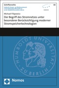 Cover: Der Begriff des Stromnetzes unter<br/>besonderer Ber&uuml;cksichtigung moderner Stromspeichertechnologien - Nomos
