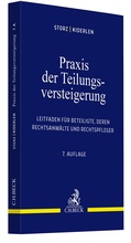 Abbildung von: Praxis der Teilungsversteigerung - C.H.BECK