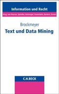 Cover: Text und Data Mining - C.H.BECK