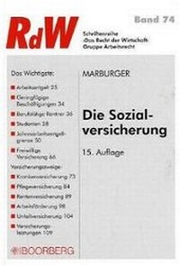 Abbildung von: Die Sozialversicherung - Boorberg