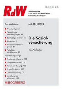 Abbildung von: Die Sozialversicherung - Boorberg