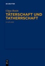 Cover: Täterschaft und Tatherrschaft - De Gruyter