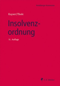 Abbildung von: Insolvenzordnung - C.F. Müller