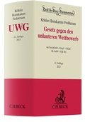 Cover: Gesetz gegen den unlauteren Wettbewerb: UWG - C.H.BECK