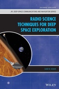 Cover: Radio Science Techniques for Deep Space Exploration - Wiley-Blackwell