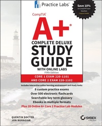 Enlarge image Cover: CompTIA A+ Complete Deluxe Study Guide with Online Labs - Sybex Inc.,U.S.
