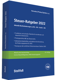 Abbildung von: Steuer-Ratgeber 2022 - Stollfuß