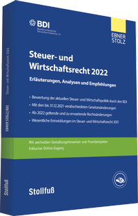 Abbildung von: Steuer- und Wirtschaftsrecht 2022 - Stollfuß