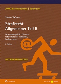 Abbildung von: Strafrecht Allgemeiner Teil II - C.F. Müller