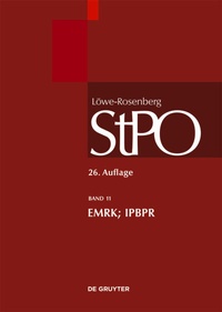 Abbildung von: Die Strafprozeßordnung und das Gerichtsverfassungsgesetz: StPO - De Gruyter