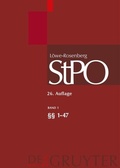 Cover: Die Strafproze&szlig;ordnung und das Gerichtsverfassungsgesetz: StPO - De Gruyter