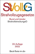 Cover: Strafvollzugsgesetze - dtv
