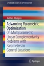 Cover: Advancing Parametric Optimization - Springer